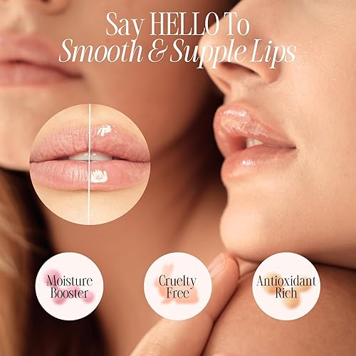 Miniatura 4 de YUGLO Máscara para dormir de labios | Sabor melocotón | Tratamiento labial hidratante y calmante para labios secos y agrietados | Rellena e hidrata