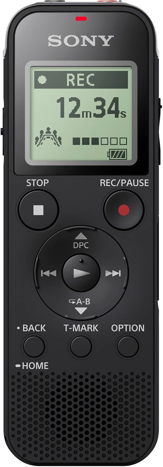 Free Shipping Over $50 Sony ICD-PX470 Stereo Digital Voice Recorder with Microphone Bundle (2 Items)
