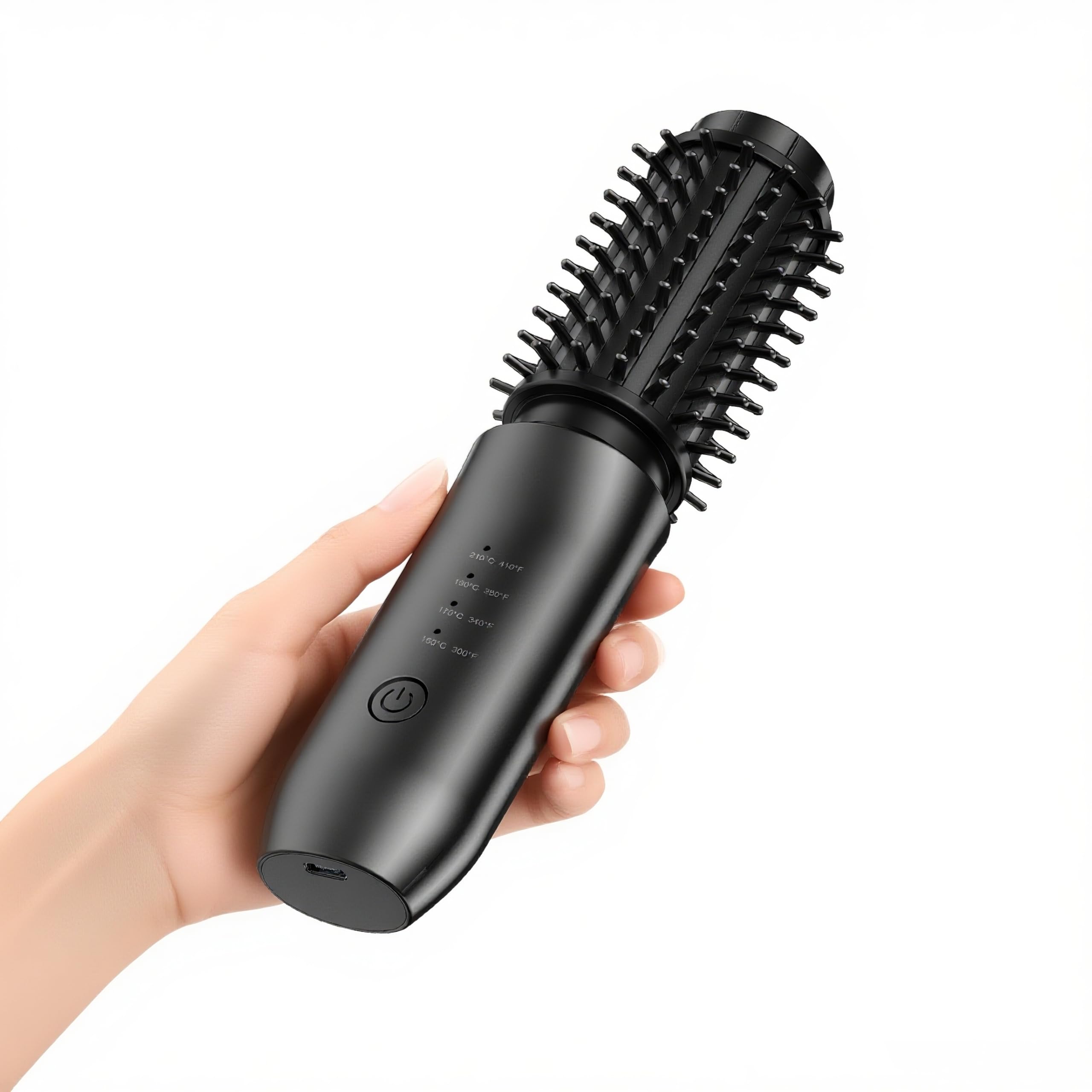 care rise BRUSH IRON 200°C Amazon.com : CARESKY Cordless Curling Iron Brush, 1.5 Inch Mini