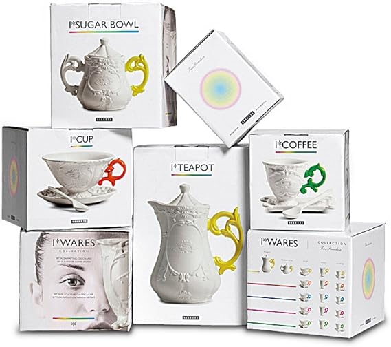 Seletti I-WARES I Porcelain Mug White/Yellow