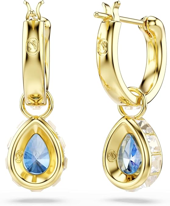 Swarovski Chroma Crystal Earring Collection, Gold Tone Finish Setting