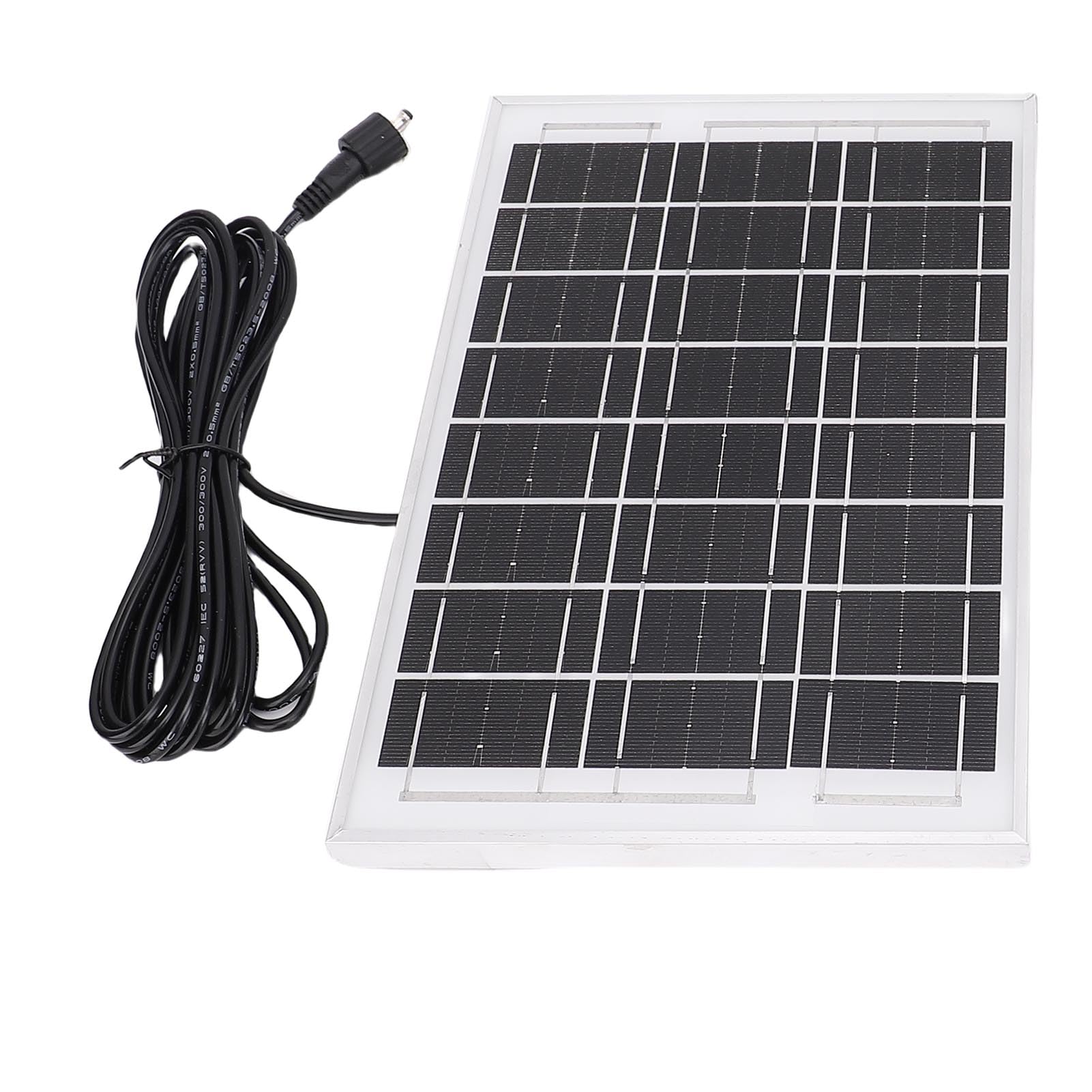Rengue Solarbetriebener Dachventilator 6W, 4-Zoll-Lüfter für Hühnerstall