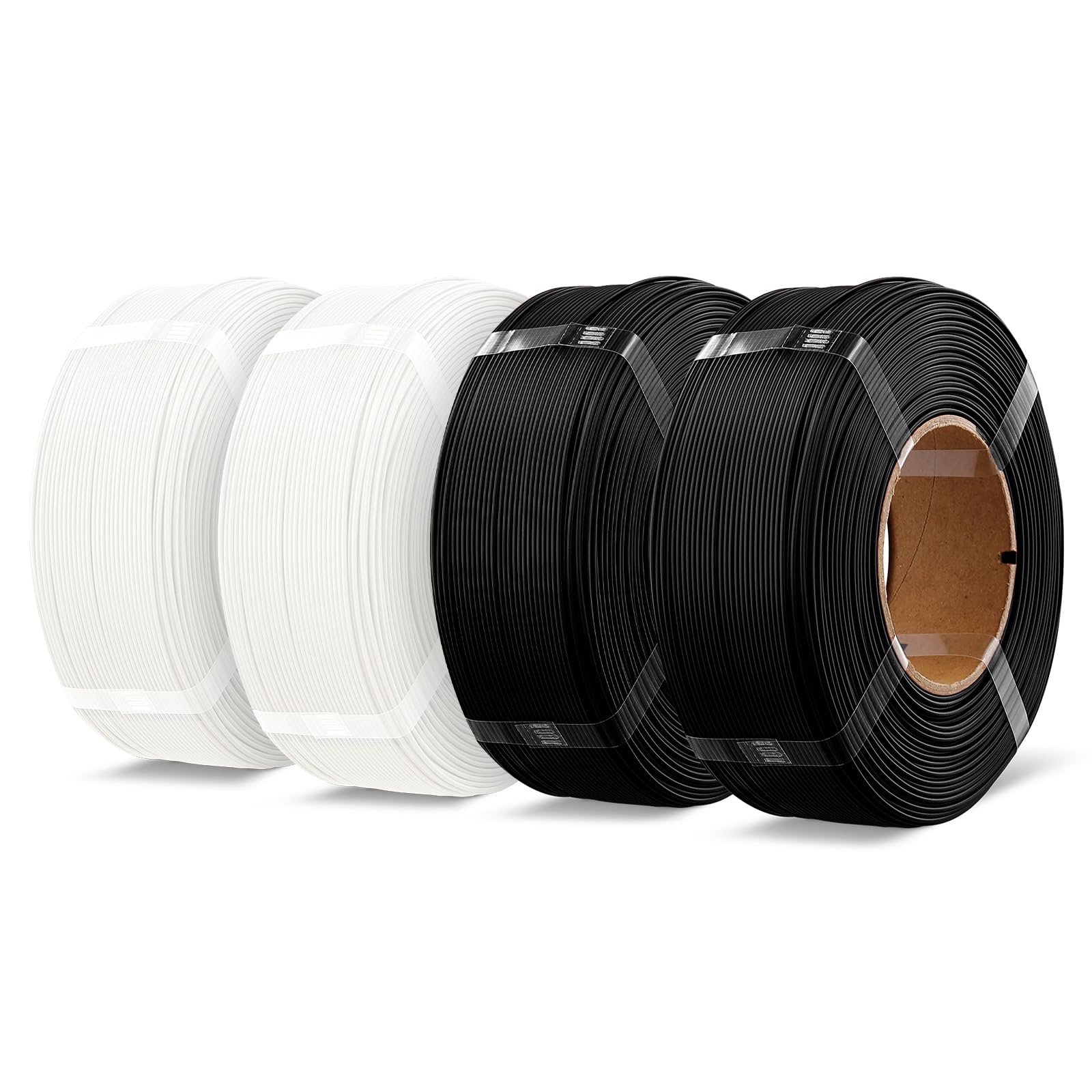 Filament PLA+ 2.0 Recharges OVERTURE Noir et Blanc pour Impression 3D Impeccable - 8