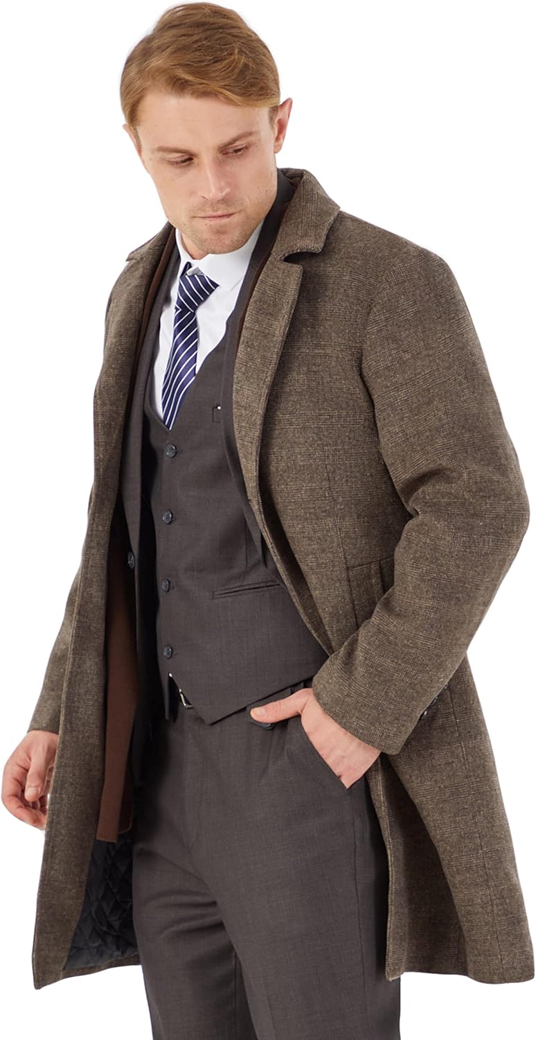 Classic Men's Wool Trench Coat for a Sharp Winter Look