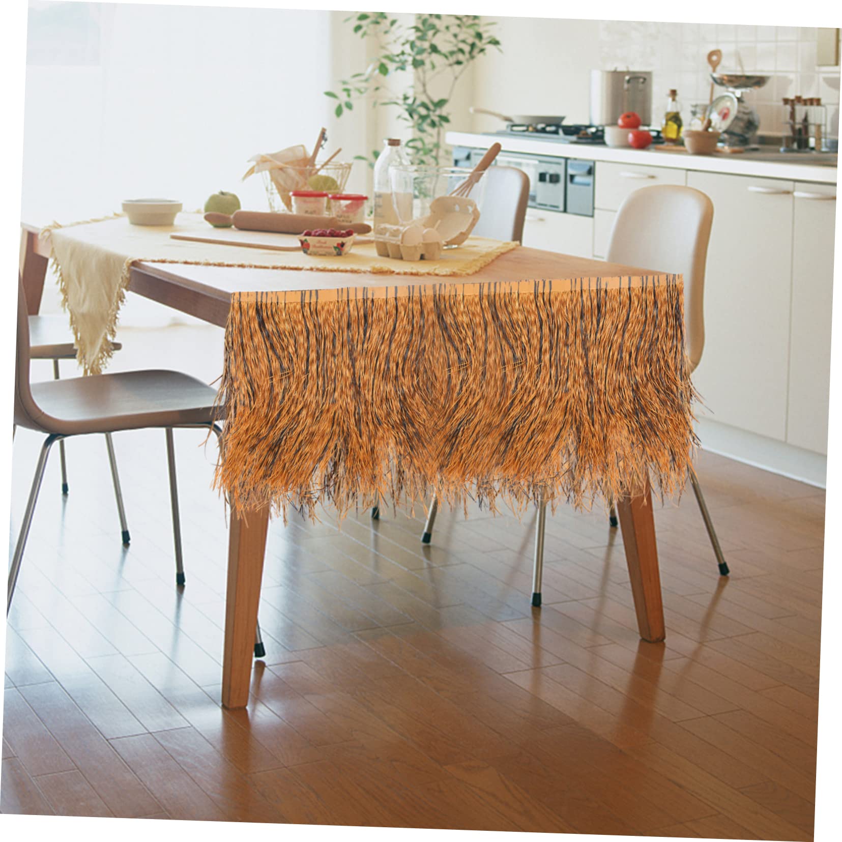 TIDTALEO Plastic Skirt Handmade Hula Dress for Dance Birthday Cheerleader Random Style