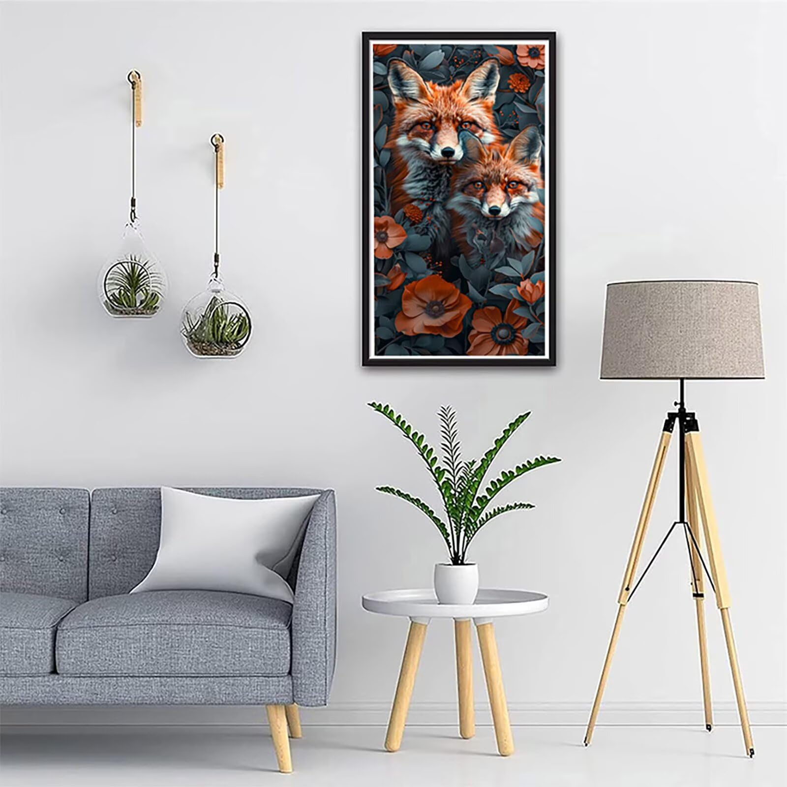 Dipingere con i Numeri Adulti Animale, Dipingere con i Numeri Pianta, Fai da te Paint by Numbers per Principianti, Hobby Creativi Adulti, Painting by Numbers per Decorazioni Casa 80x160cm W-9173