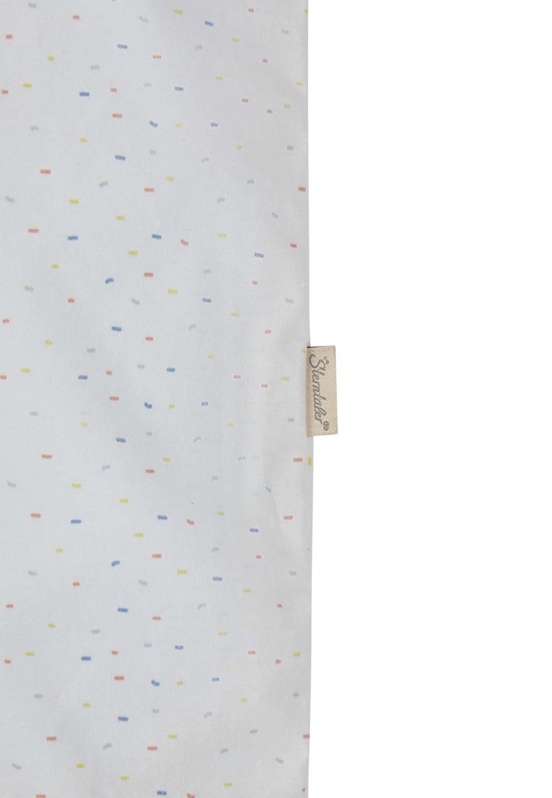 Sterntaler Wickelauflagenbezug Fuchs Filou 80x90cm - saugfähige Baumwolle mit abtrennbarem, wasserundurchlässigem Frottee-Mittelteil - niedliche Applikation - Baby Zubehör für Wickeltisch, graublau