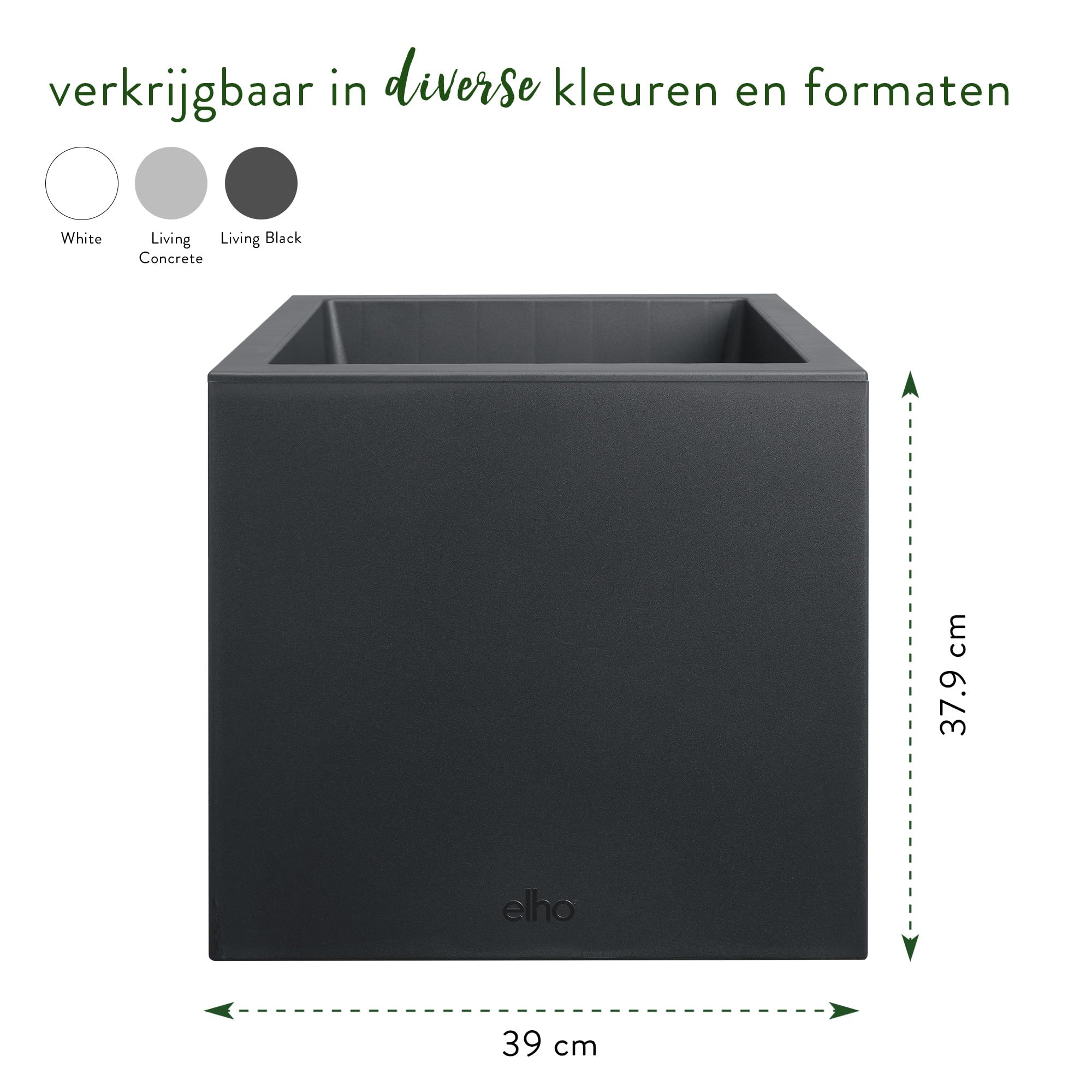 Elho plantenbak Vivo Next zwart 78 x 39 x 37,9 cm kopen
