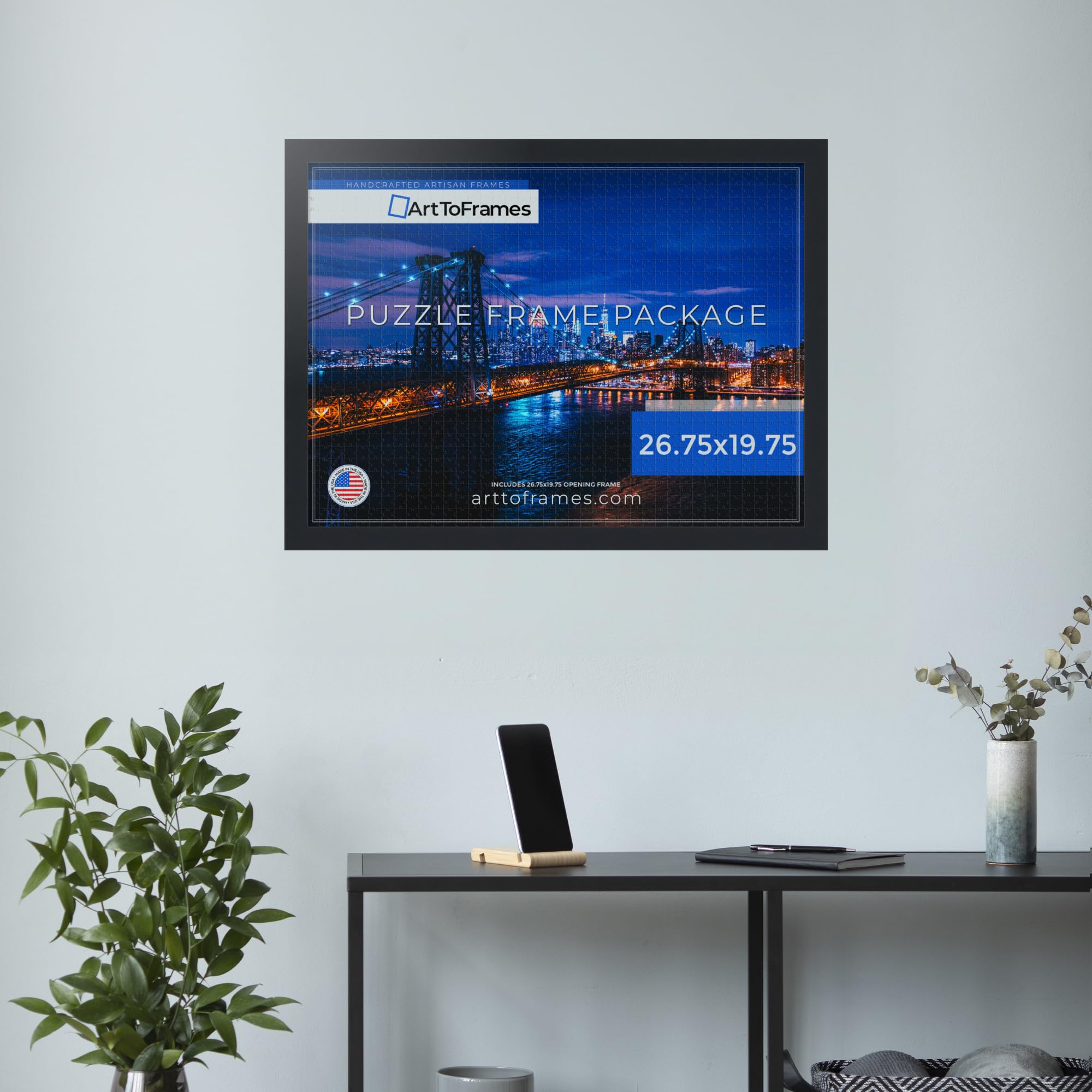 Amazon.com - ArtToFrames 26.75x19.75 INCH/68x50 CM Black Frame for