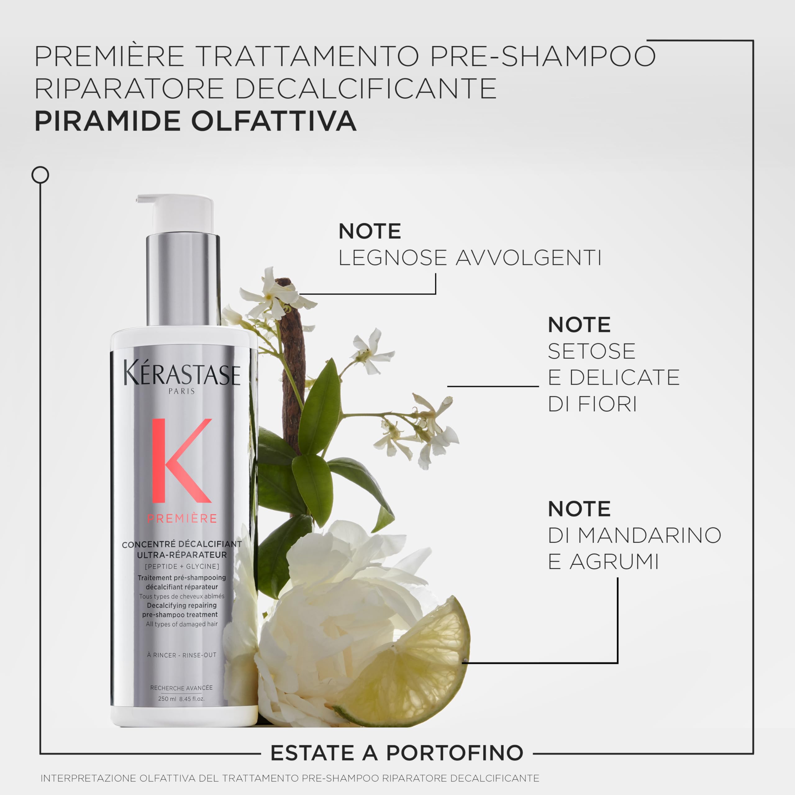 Kérastase, Premiére, Trattamento Pre-Shampoo Decalcificante, Per Capelli Danneggiati, Azione Riparatrice, Capelli Più forti, Concentré Réparateur, 250 ml
