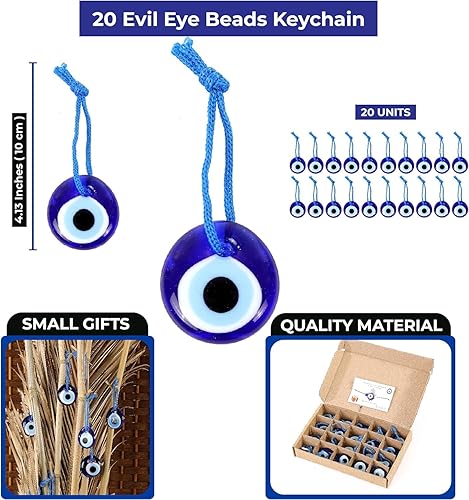 Miniatura 3 de KUZBIL Decoración de cristal contra el mal de ojo para el hogar, accesorios para el hogar, decoración de pared colgante para protección del hogar,