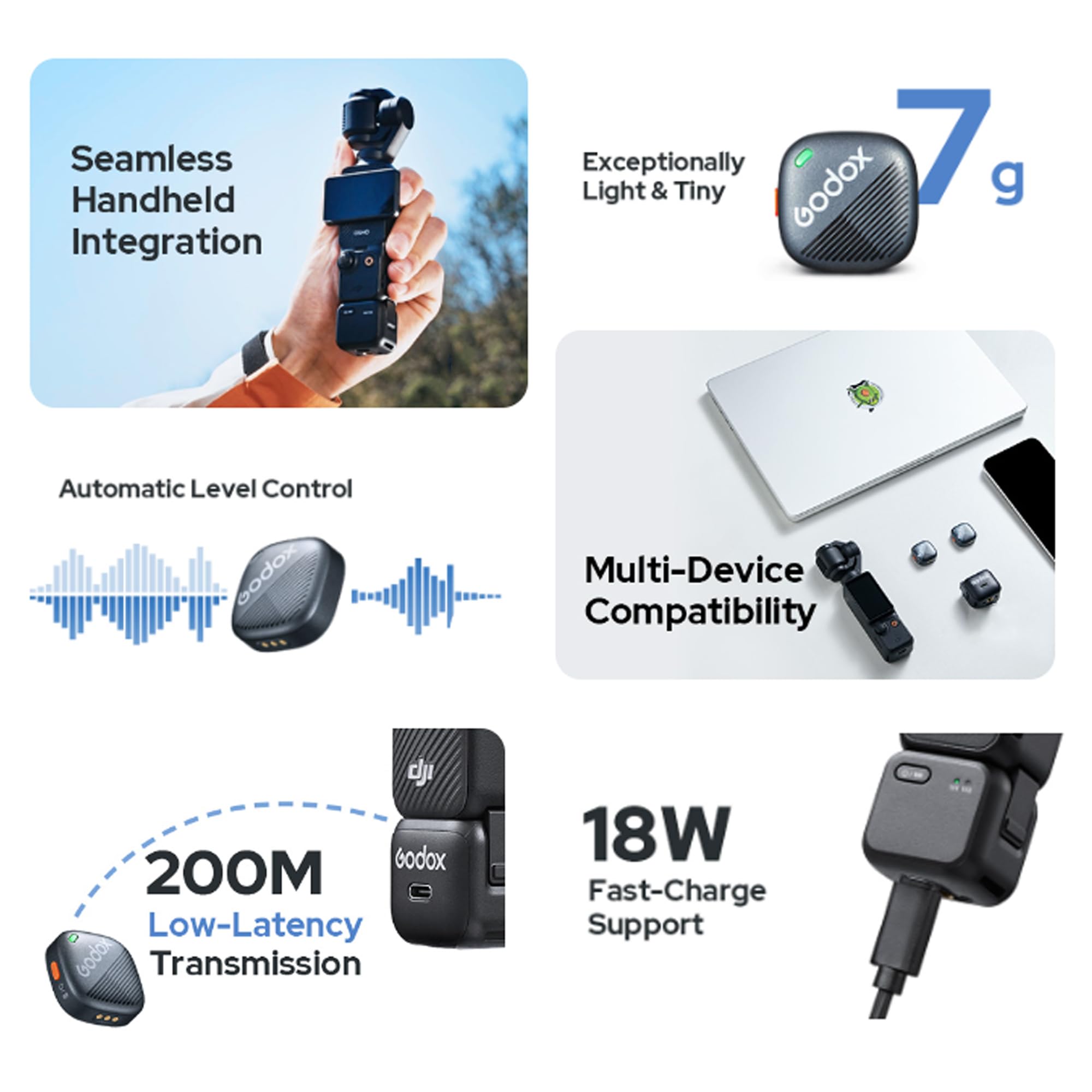 Godox ワイヤレスマイク 3個セット 専用充電ケース付き Amazon | Godox MoveLink mini LT ワイヤレスマイク ピンマイク