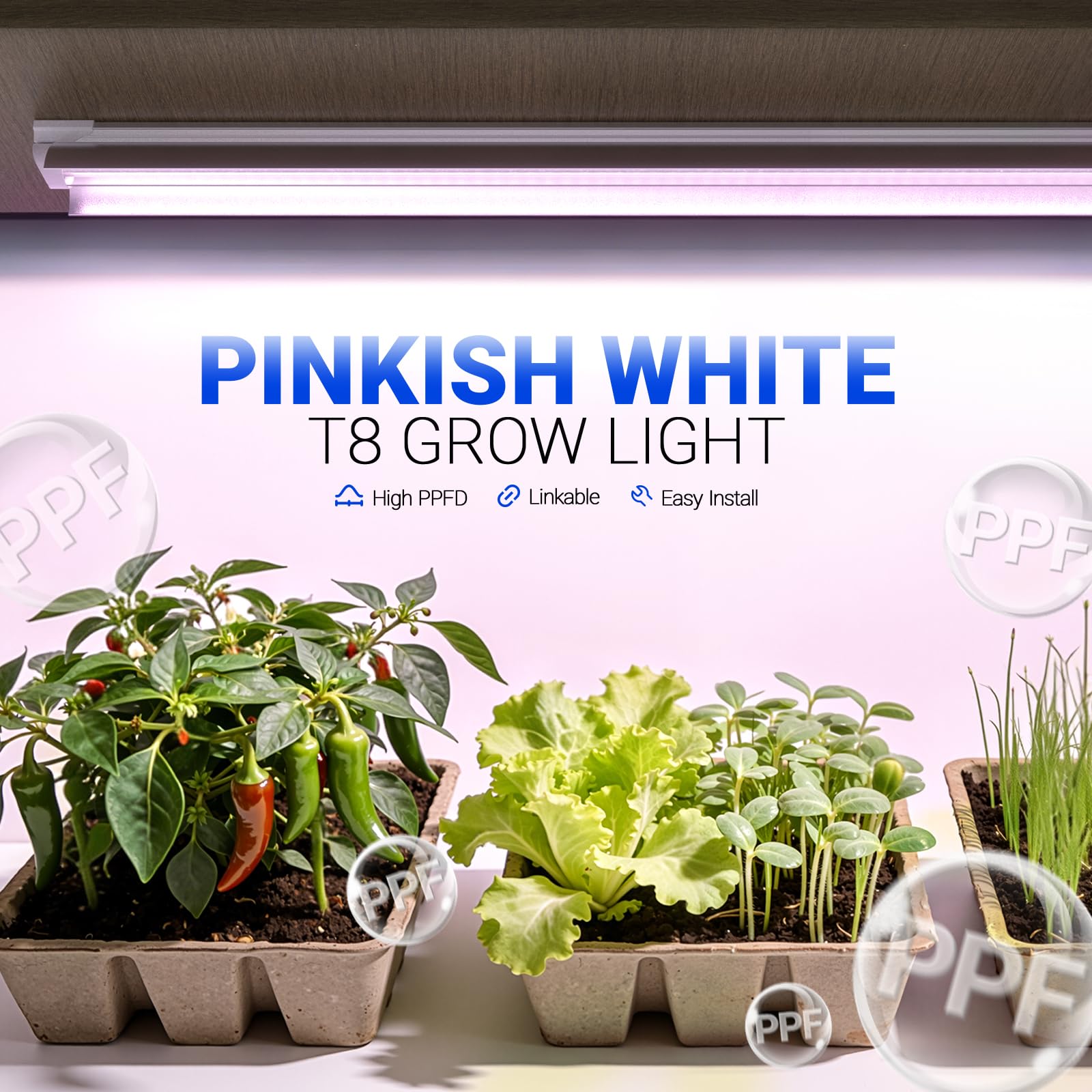 【美品】Barina　植物育成ライト 約20本セット（米Amazon購入品) Amazon.co.jp: Barrina 4FT T8 植物育成ライト 252W (6 x 42W、1400W