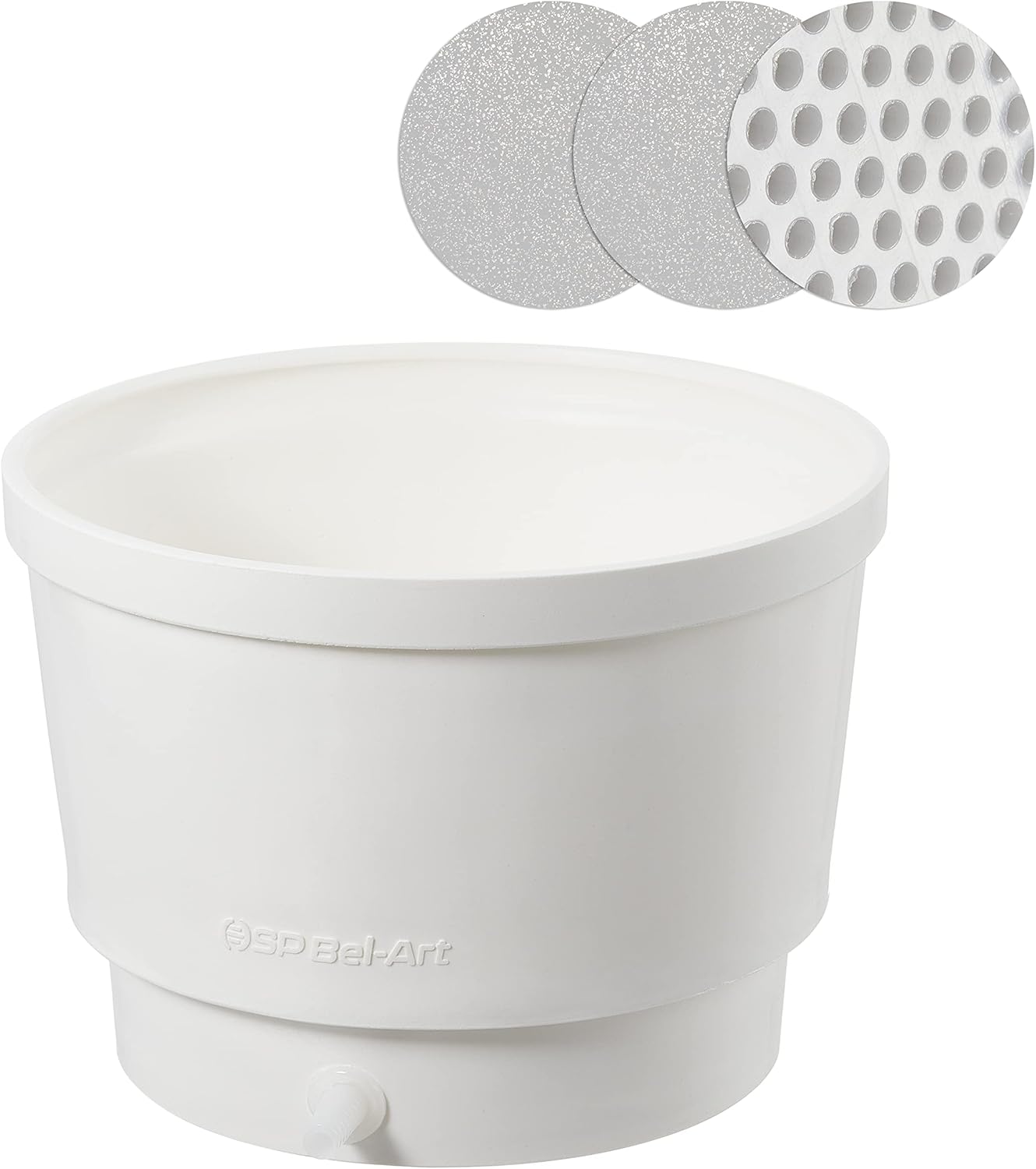 SP Bel-Art Polyethylene Coarse Porous 90-130 Micron Filter Plate; for 10.25 in. I.D. Buchner Funnels (H91462-4026) Made in USA