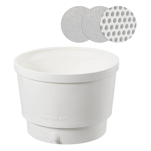 Miniatura 13 de SP Bel-Art - Embudo de mesa Buchner de polietileno con placa extraíble de porosidad gruesa; diámetro interior de 18 pulgadas, 11.5 pulgadas