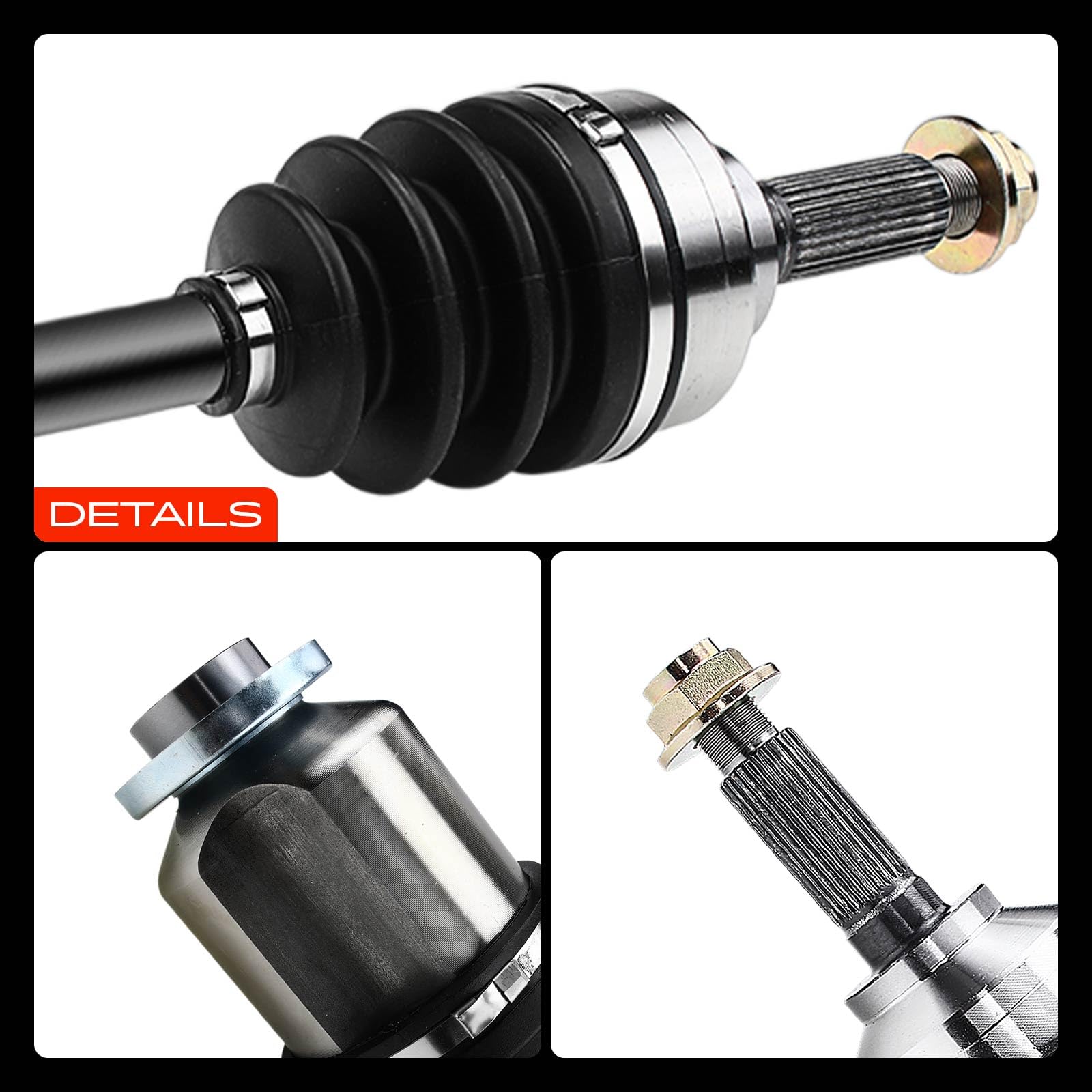 Frankberg Antriebswelle Achswelle Vorderachse Rechts Kompatibel mit Sorento I JC SUV 2.5L 3.5L 2002-2009 Replace# 495003E110