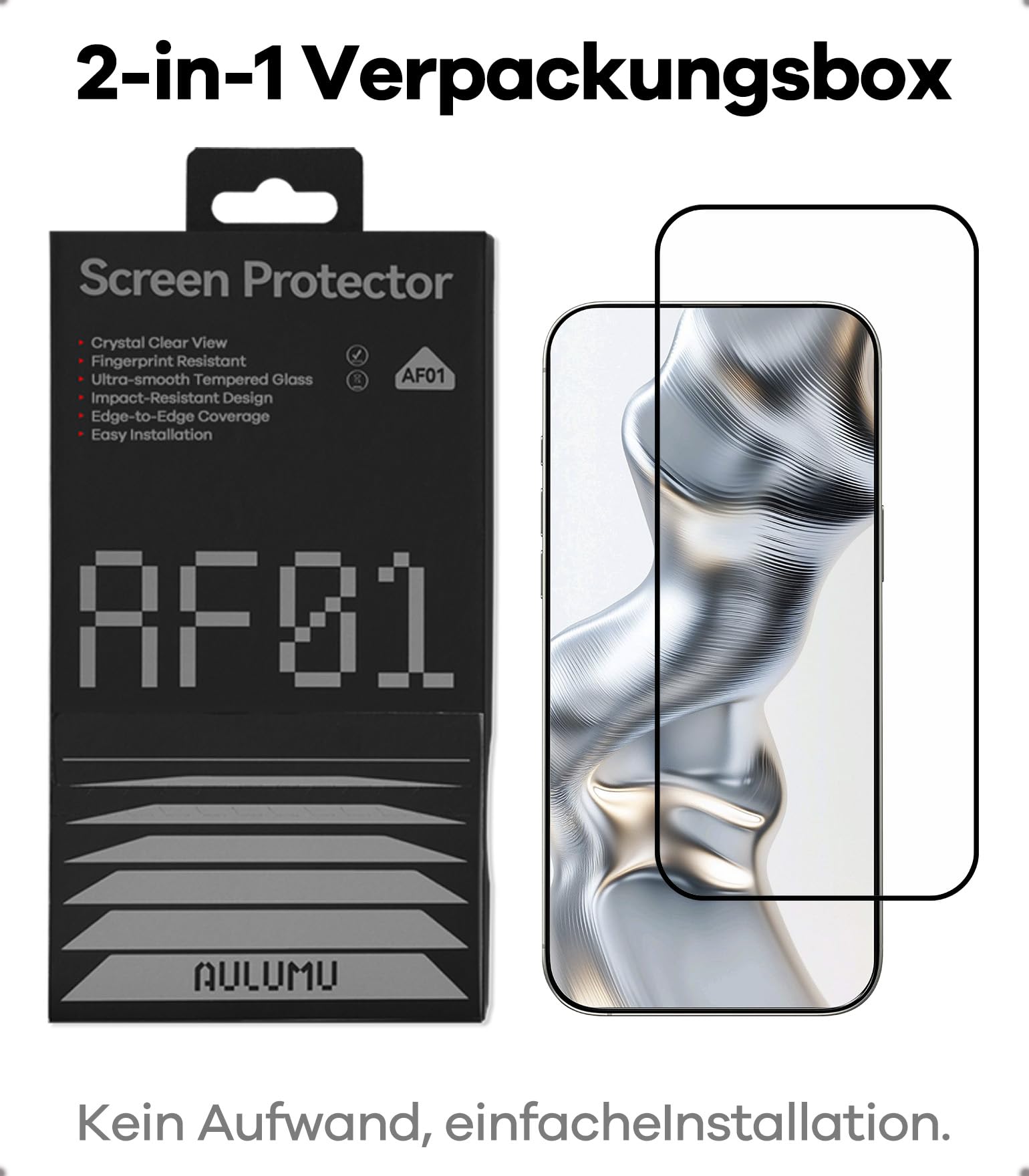 Aulumu iPhone 17 Pro Max Hülle mit Panzerglas Folie, Kompatibel mit MagSafe, HD Schutzglas & 9H Kratzfest Schutzfolie, CoolHyper Kühlung Technologie iPhone 17 Pro Max Case, Transluzent Weiß