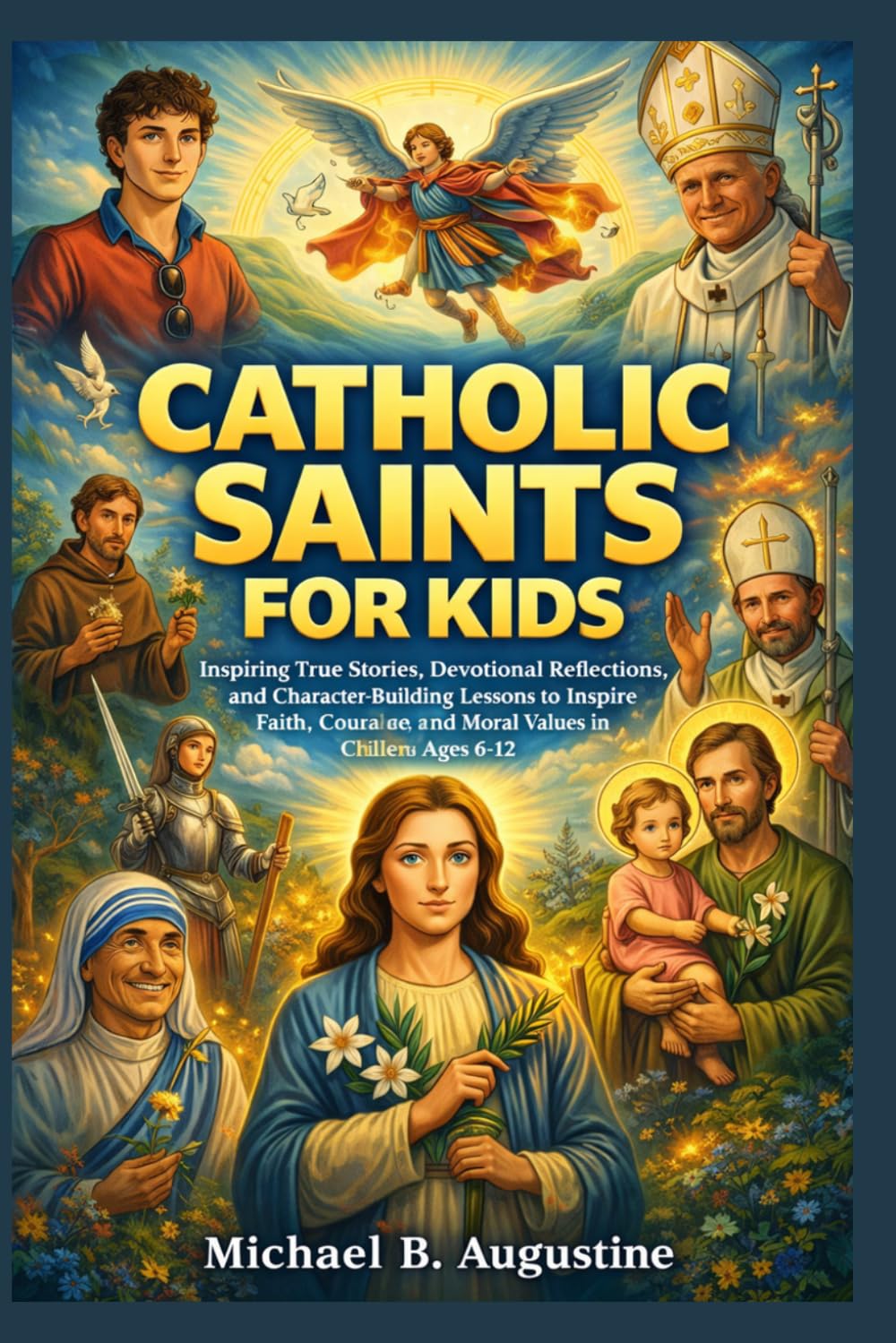 Catholic Saints For Kids: Inspiring True Stories, devotional reflections and character-Building lessons to inspire faith, courage and moral values in children ages 6-13