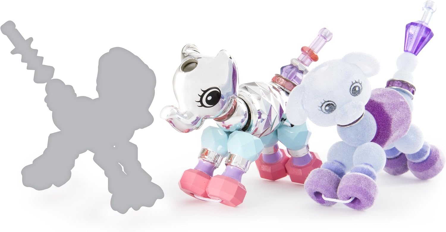 Twisty Petz – 3-Pack – Razzle Elephant, Cakepup Puppy and Surprise Collectible Bracelet Set for Kids