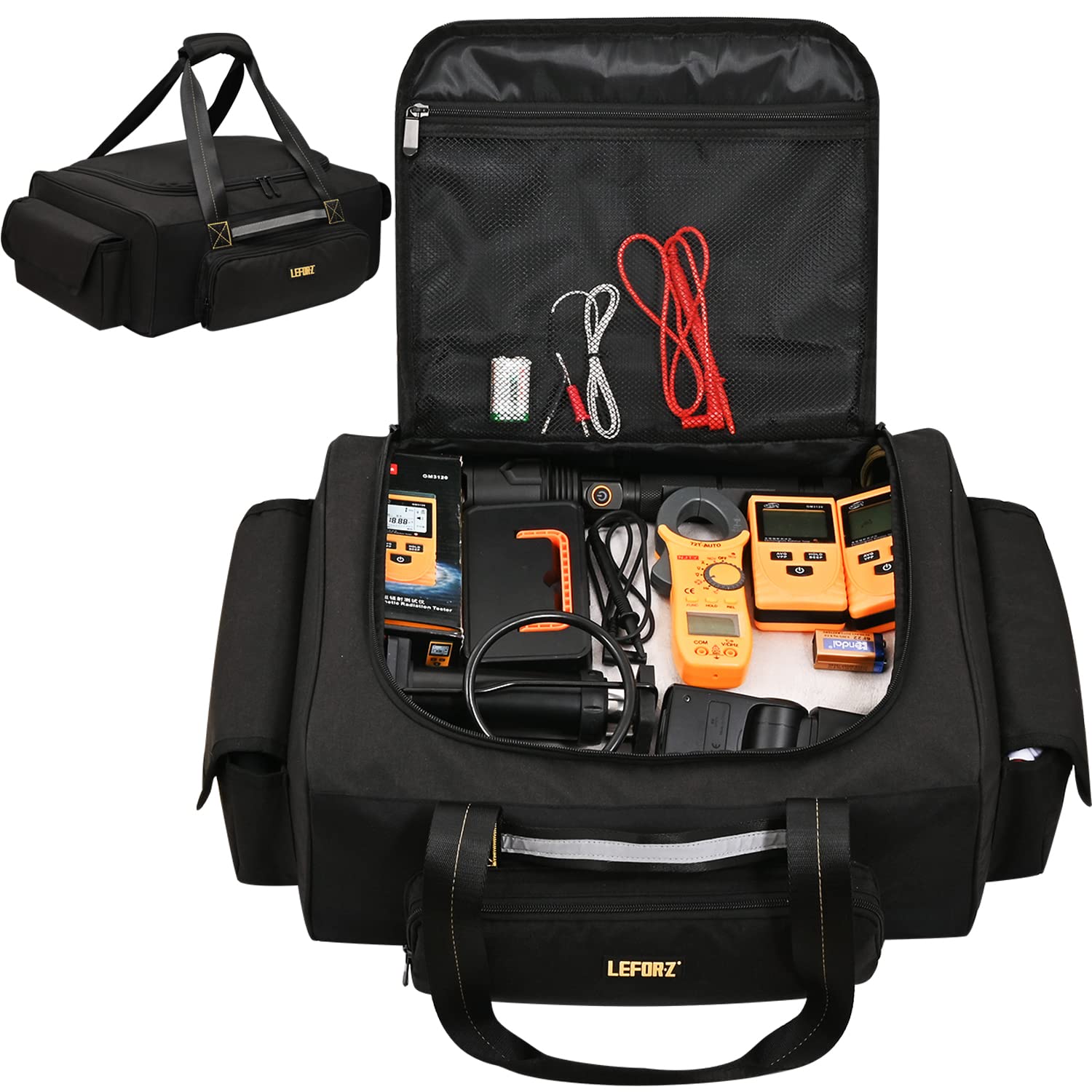 Under Seat Storage Bag Compatible with SuperCrew Cab,Truck Underseat Organizers and Storage with Removable Divider and Anti-slip Bottom 6 Pockets