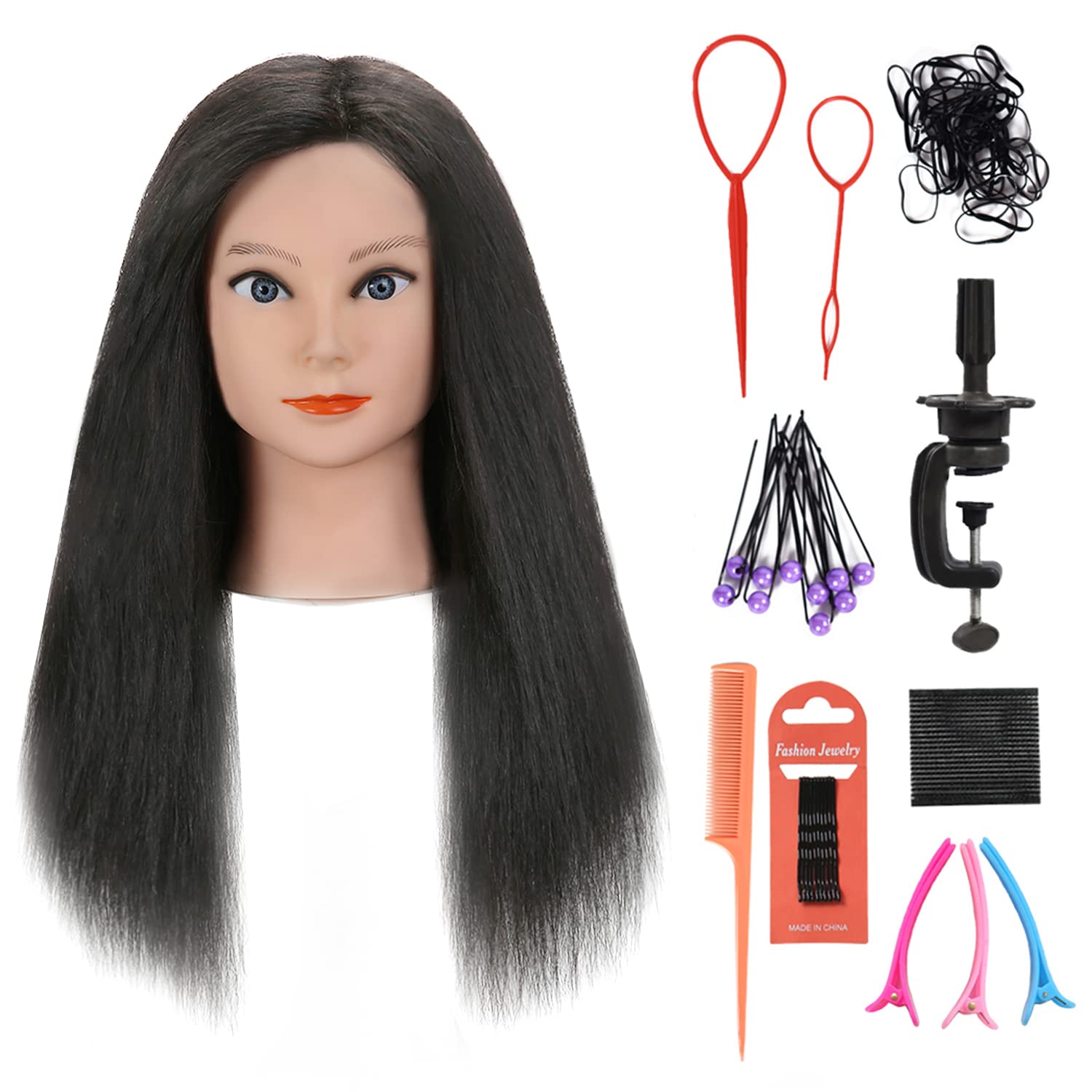 Armmu 100 Real Human Hair Mannequin
