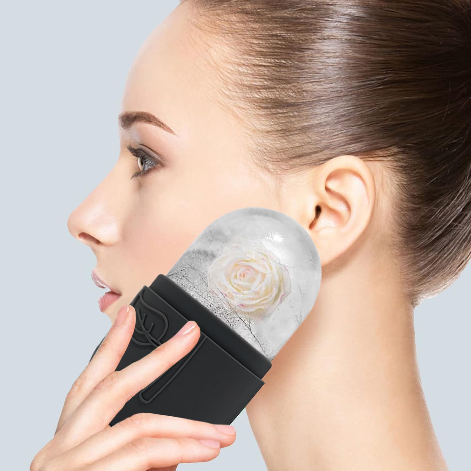 Ice Roller for Face – Masajeador facial calmante en frío | Rodillo de Hielo Reafirmante y Relajante Facial | Rutina de belleza para viajes en casa | Reducir la hinchazón y la piel.