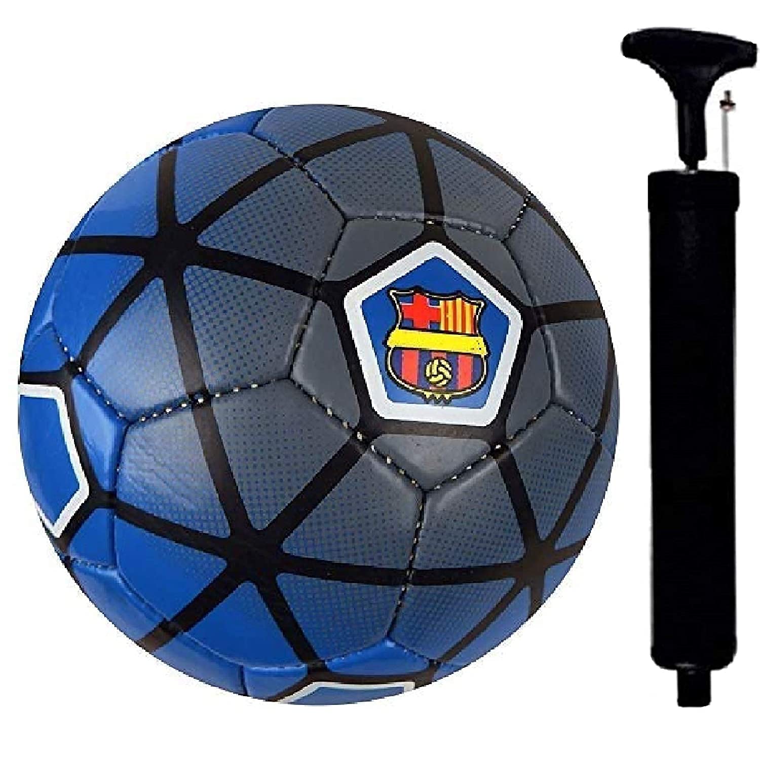 IST Sports FCB Hand Stitched Football Size- with Pump (B091P37K84) Amazon Price History, Amazon Price Tracker