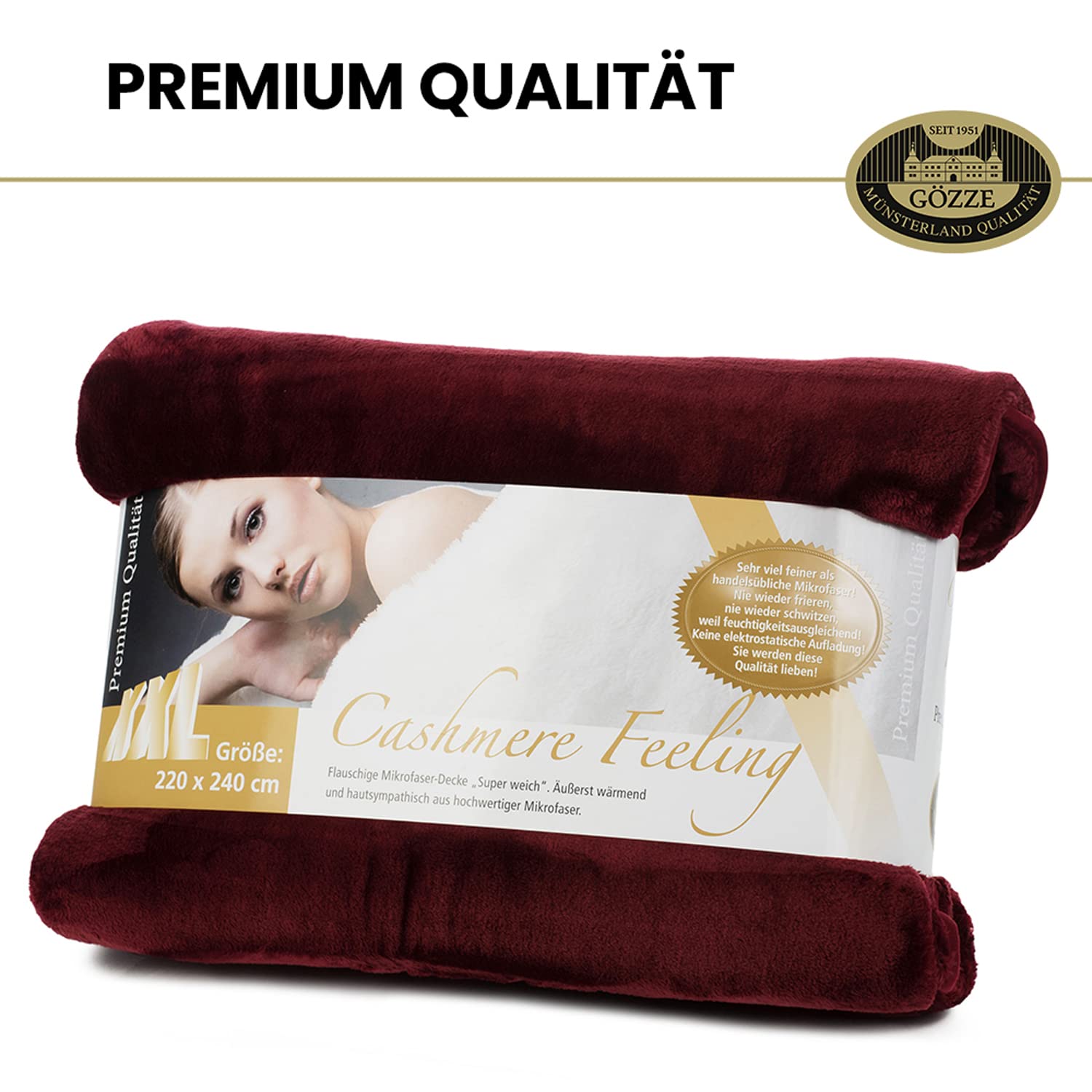 Gözze - Premium Cashmere-Feeling Wohn- und Kuscheldecke – Bild 8