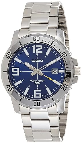 Men's Diver Style Stainless Steel Watch