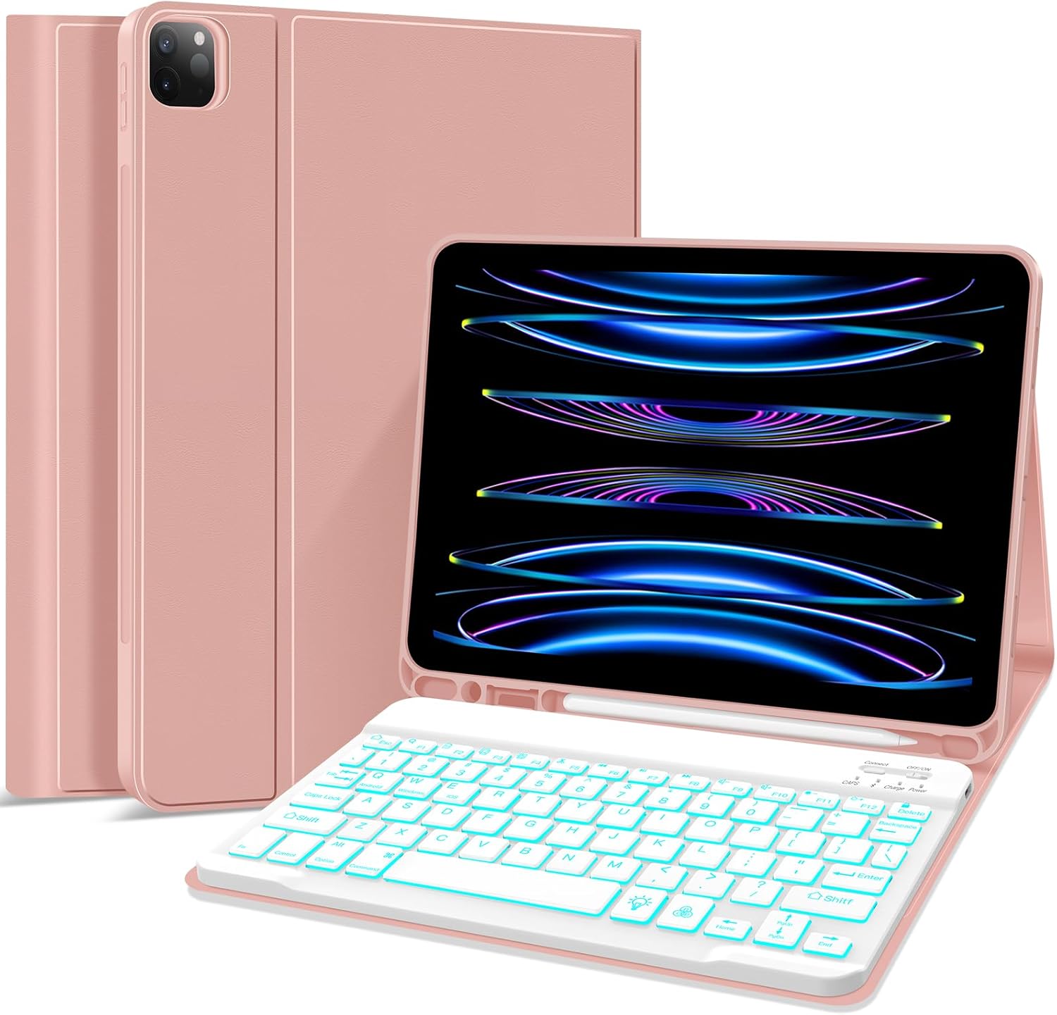 JUQITECH iPad Pro 11 inch Case with Keyboard iPad Air 5th