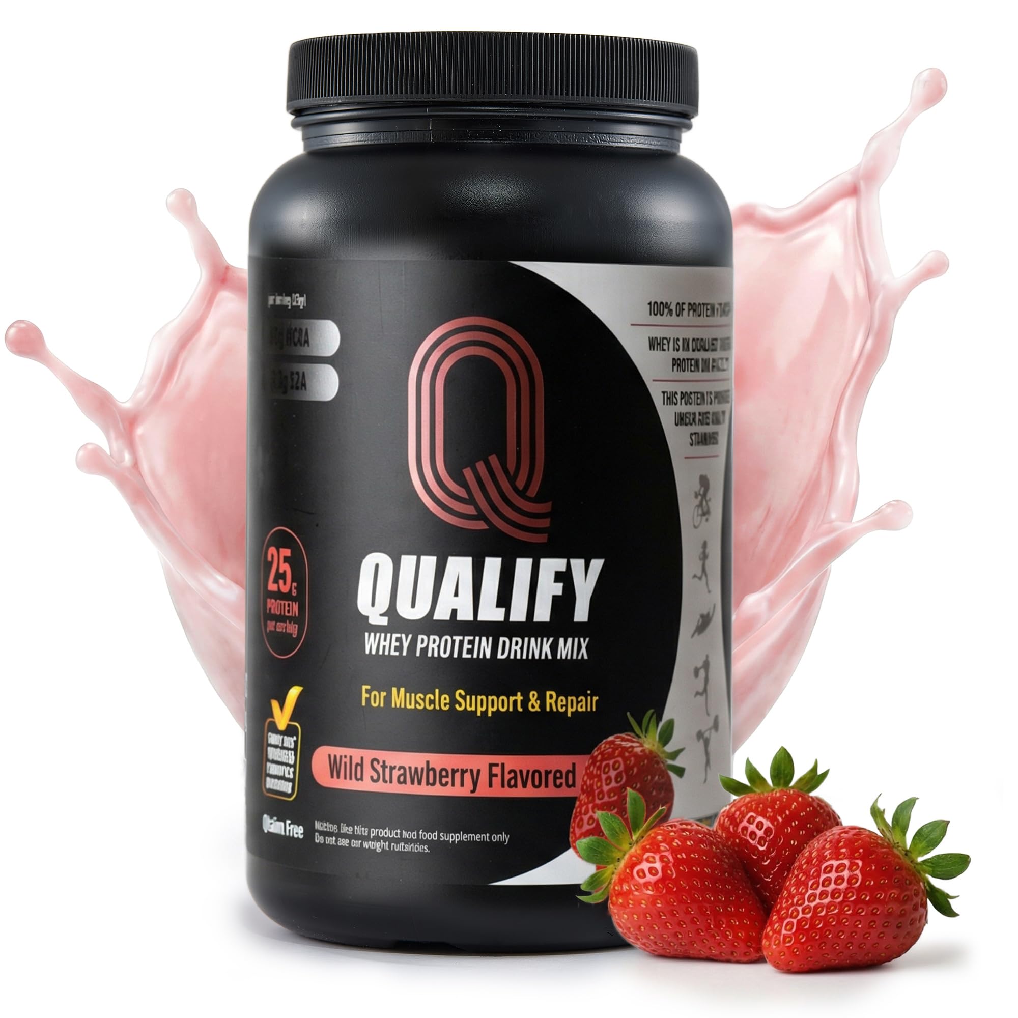Whey Protein Drink Mix (Wild Strawberry)