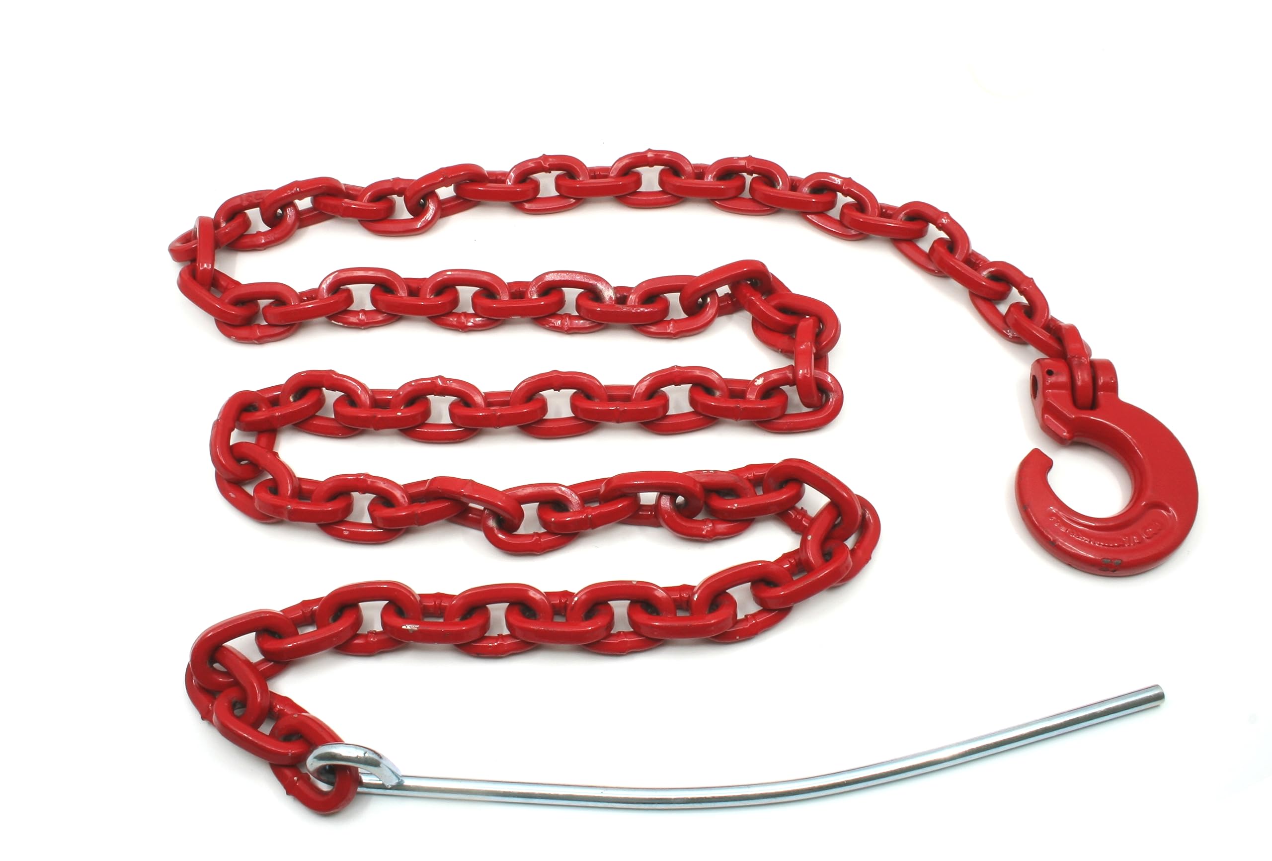 Joma-Tech Collier ras du cou avec aiguille et crochet à boucle, carré de 8 mm de long de 2,5 m de long