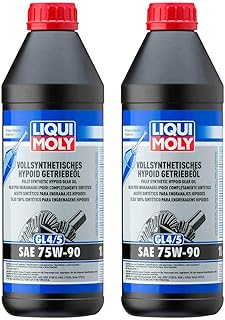 ILODA 2X Original Liqui Moly 1L Vollsynthetisches Hypoid Getriebeöl (GL4/5) 75W-90 1024