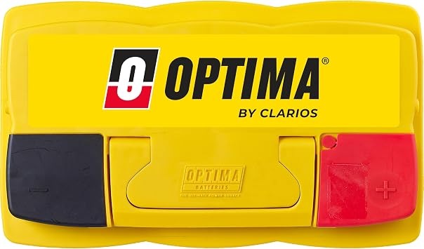 بطاريات Optima عالية الأداء Dh7 Yellowtop بطارية Agm مزدوجة الغرض محكمة الغلق للسيارات والشاحنات وسيارات الدفع الرباعي، 880 Cca، خالية من الصيانة، تركيب متعدد الاستخدامات، حجم مجموعة Bci 94r
