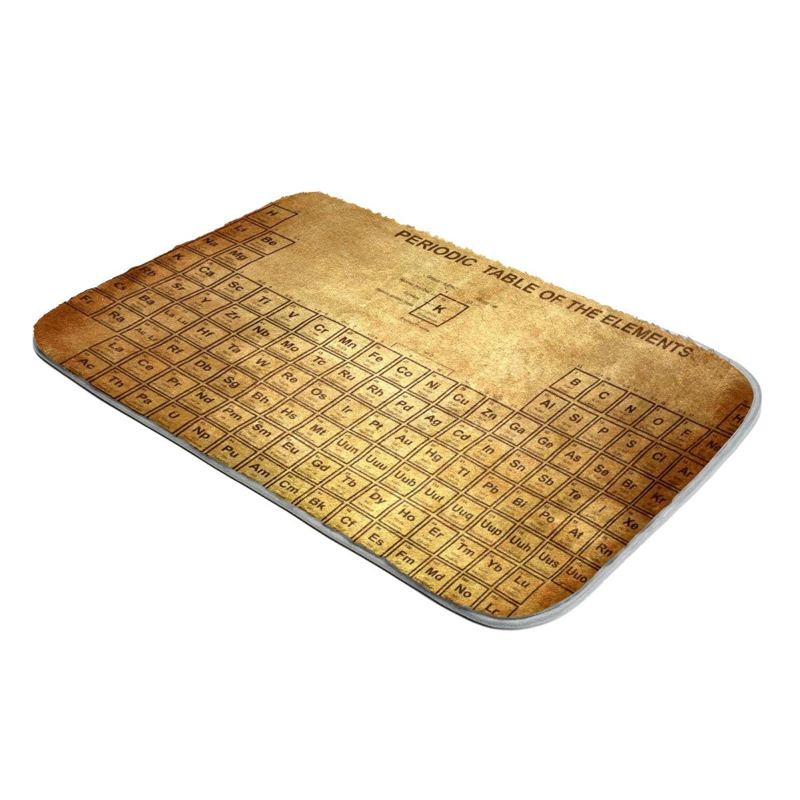 Tapis fausse fourrure table périodique pour réchauffer une chambre ado