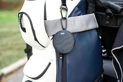 Miniatura 7 de Altavoz magnético de dardos 2.0, recargable por USB-C, batería de más de 10 horas, IPX7 impermeable, Bluetooth 5.0, mosquetón con clip para bolsa,