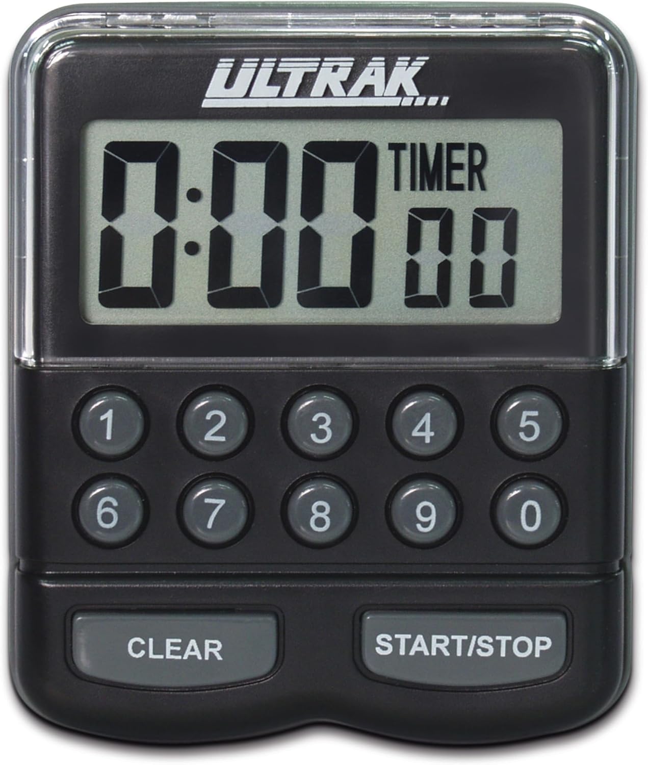 ULTRAK T-3 Digital Countdown Timer with Keypad – Count Up & Count Down Timer, Loud Alarm, Large Display, Magnetic Back, Ideal for Classroom, Fitness, Cooking & Study
