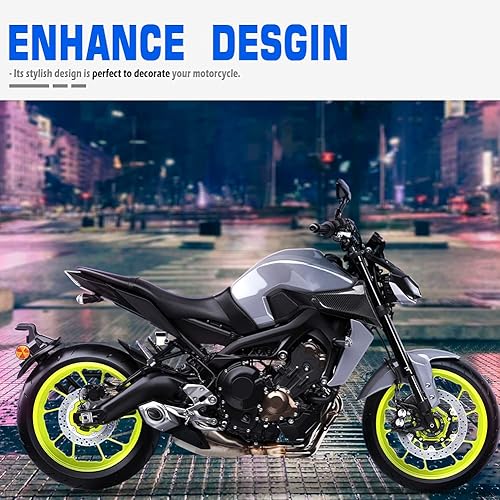 Miniatura 6 de Cubierta del panel lateral del tanque de combustible para motocicleta, compatible con Y-amaha MT09 MT 09 MT-09 2017 2018 2019 2020 Accesorios Kit de