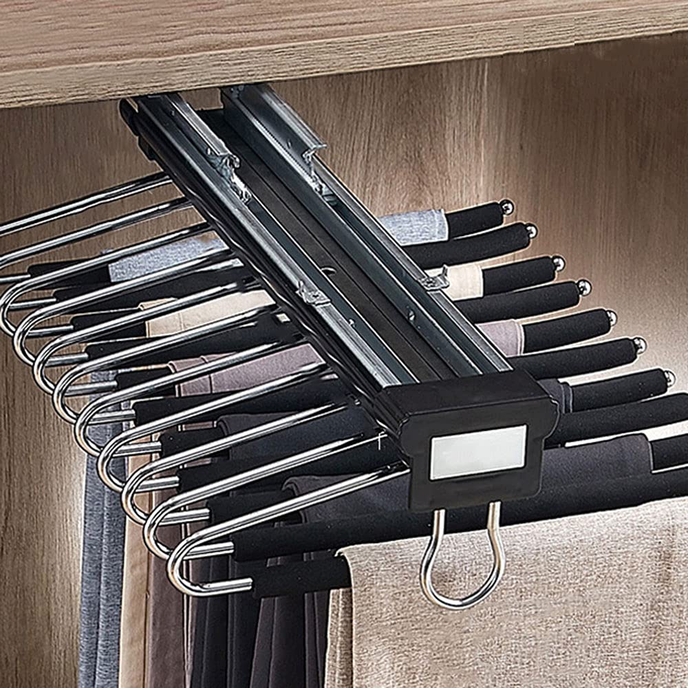 Organiseur coulissant de cravates pour simplifier le matin