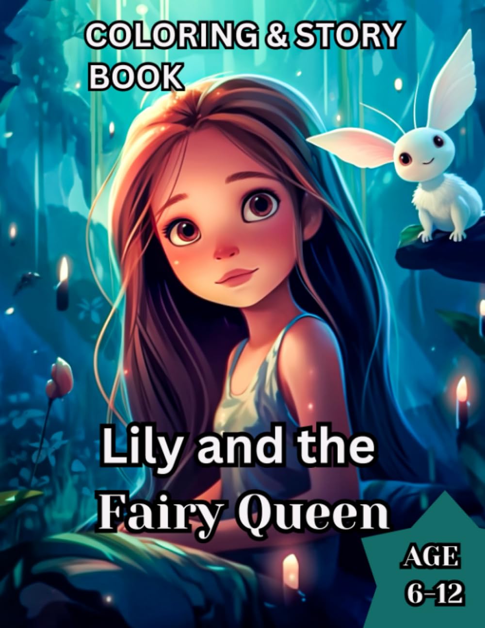 Lily and the Fairy Queen: A Coloring & Story Book for kids age 6-12 (Lily's Magical Adventures)