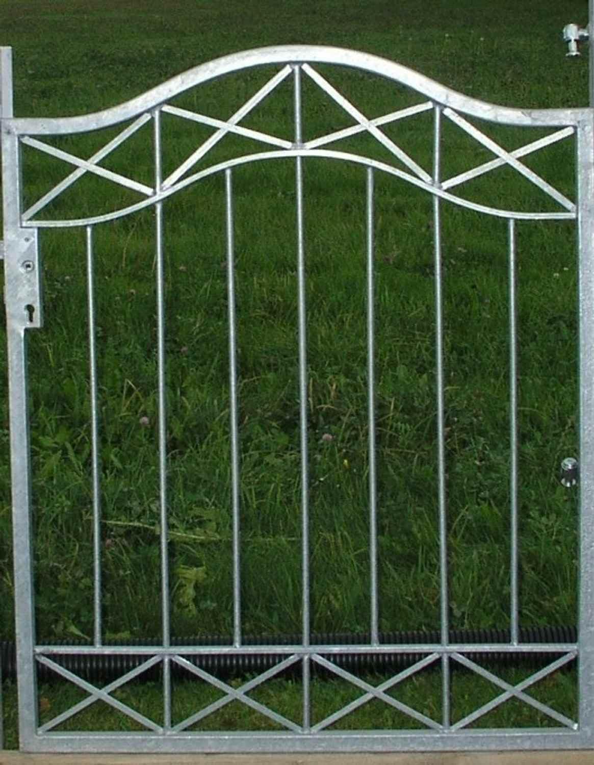Drzwi ogrodowe Brama Furtka Crossline-GT100/100S ocynkowane wraz ze słupkami