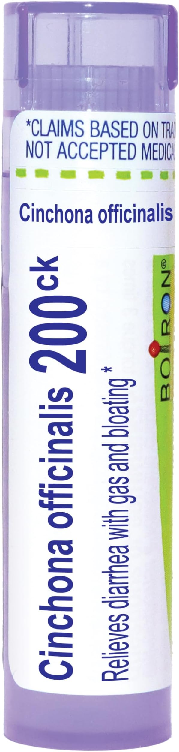 Cinchona Officinalis 200Ck Homeopathic Medicine for Diarrhea with Gas & Bloating - 80 Pellets