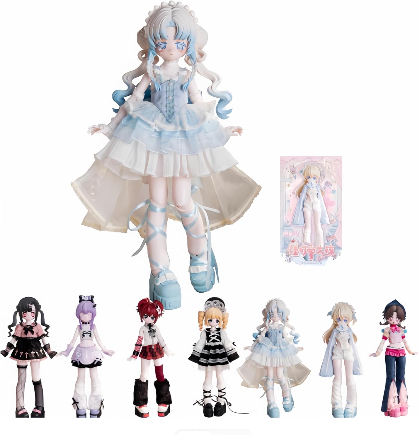 QGYDYH Bjd ブラインドボックス 1/6 Bjd人形、ボールジョイント