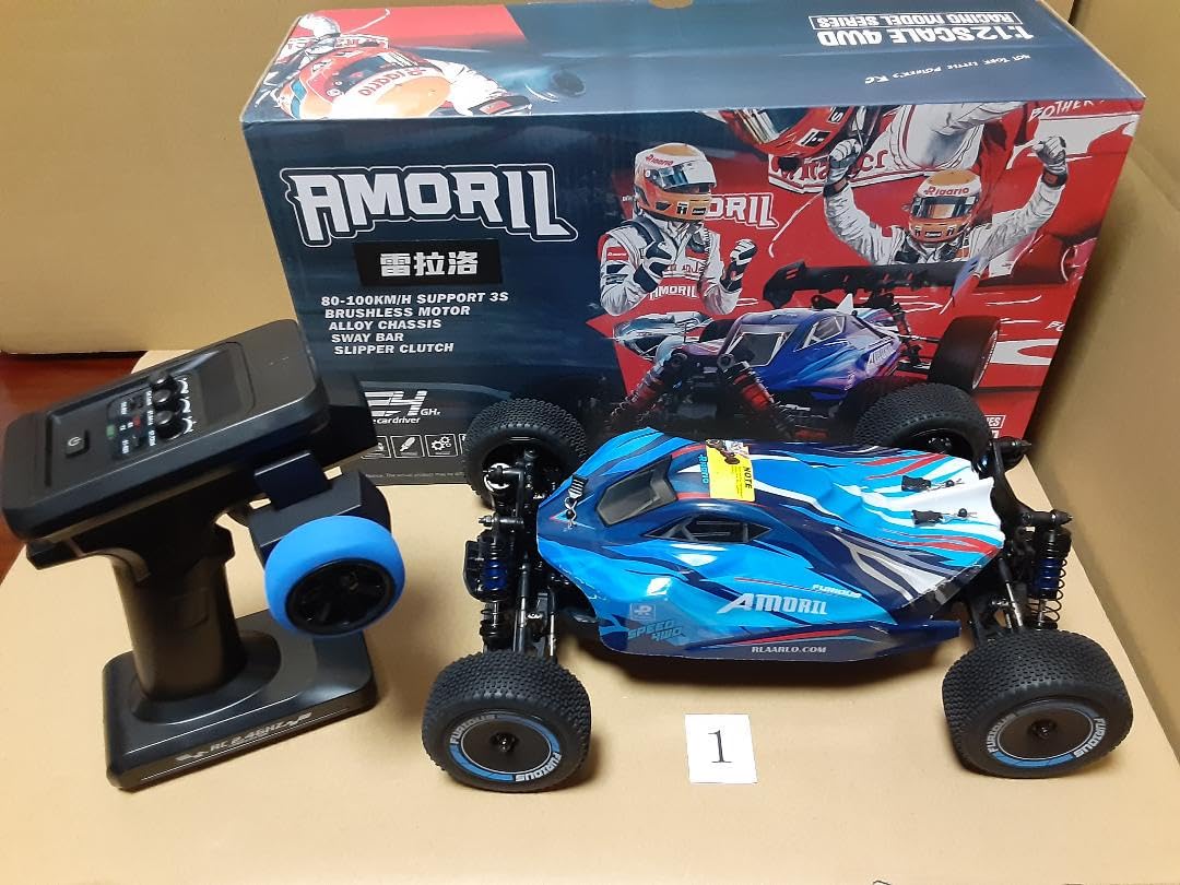 【ジャンク新品】RLAARLO AM-X12 4WD ブラシレスモーター ⑤ 青 37035.jpg