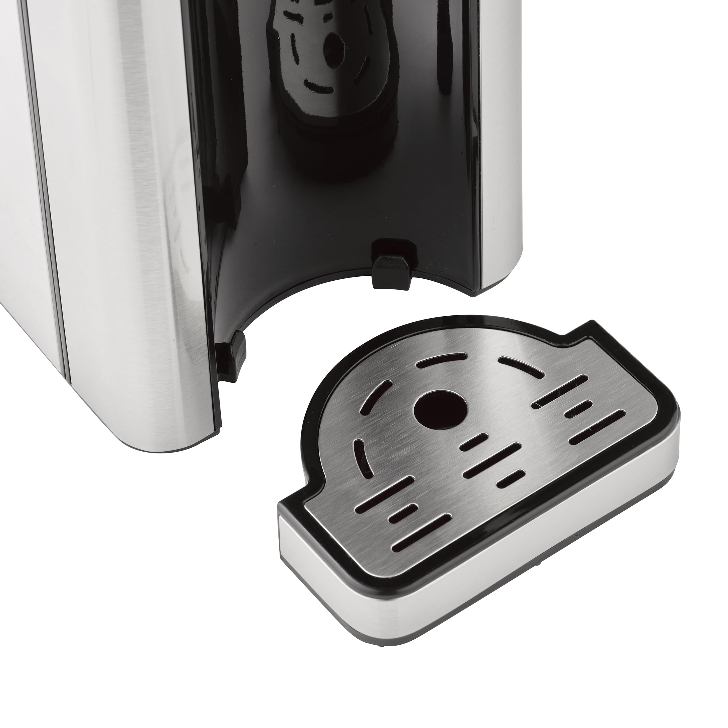 CASO HW 666 Inox UV - Distributore di acqua calda con tecnologia UV, purificazione dell'acqua igienica per alimenti per bambini, 40-100°C, 2600 Watt, 2,7 litri, risparmio energetico, elemento