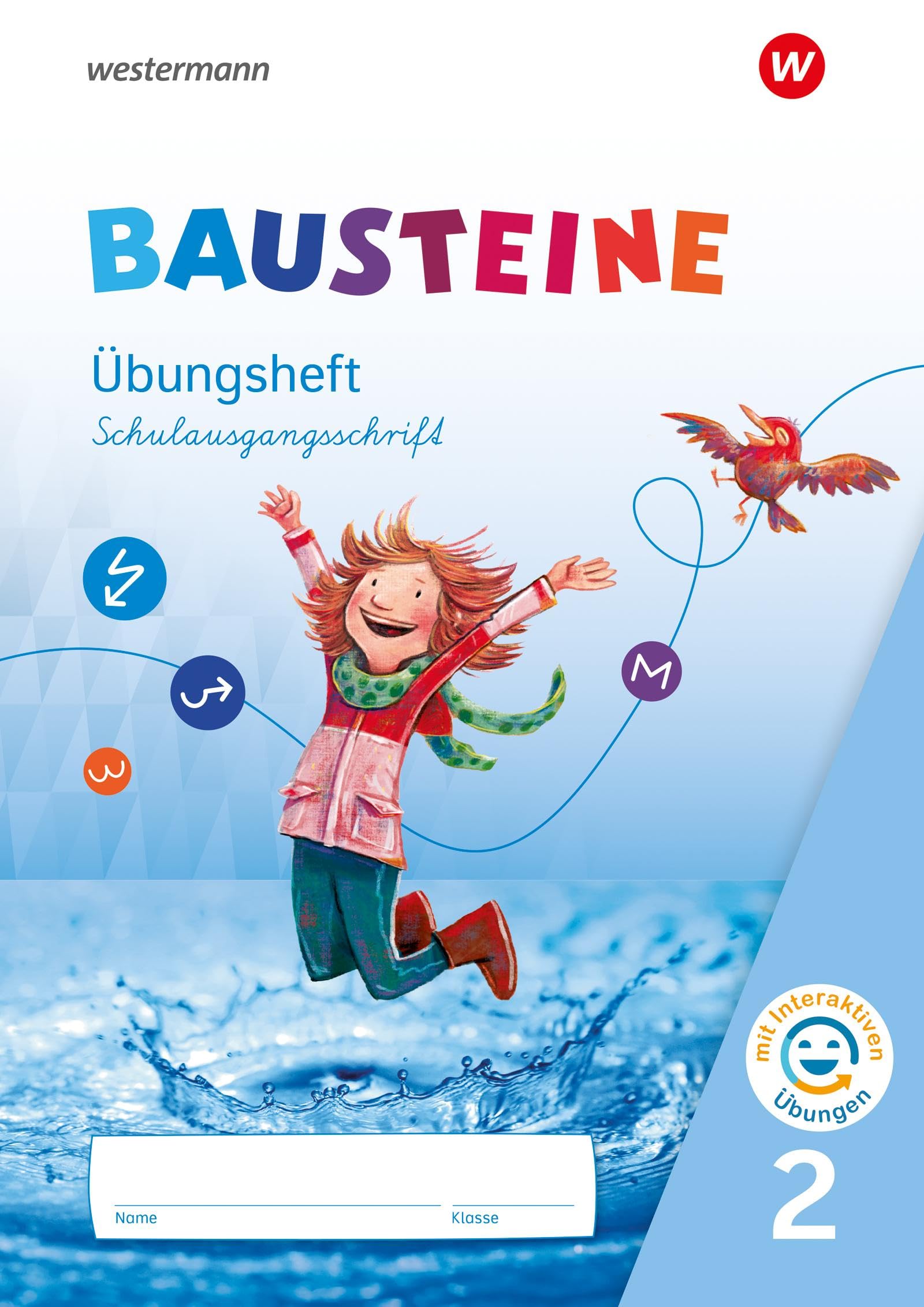 BAUSTEINE Sprachbuch und Spracharbeitshefte - Ausgabe 2021: Übungsheft 2 Schulausgangsschrift mit Interaktiven Übungen