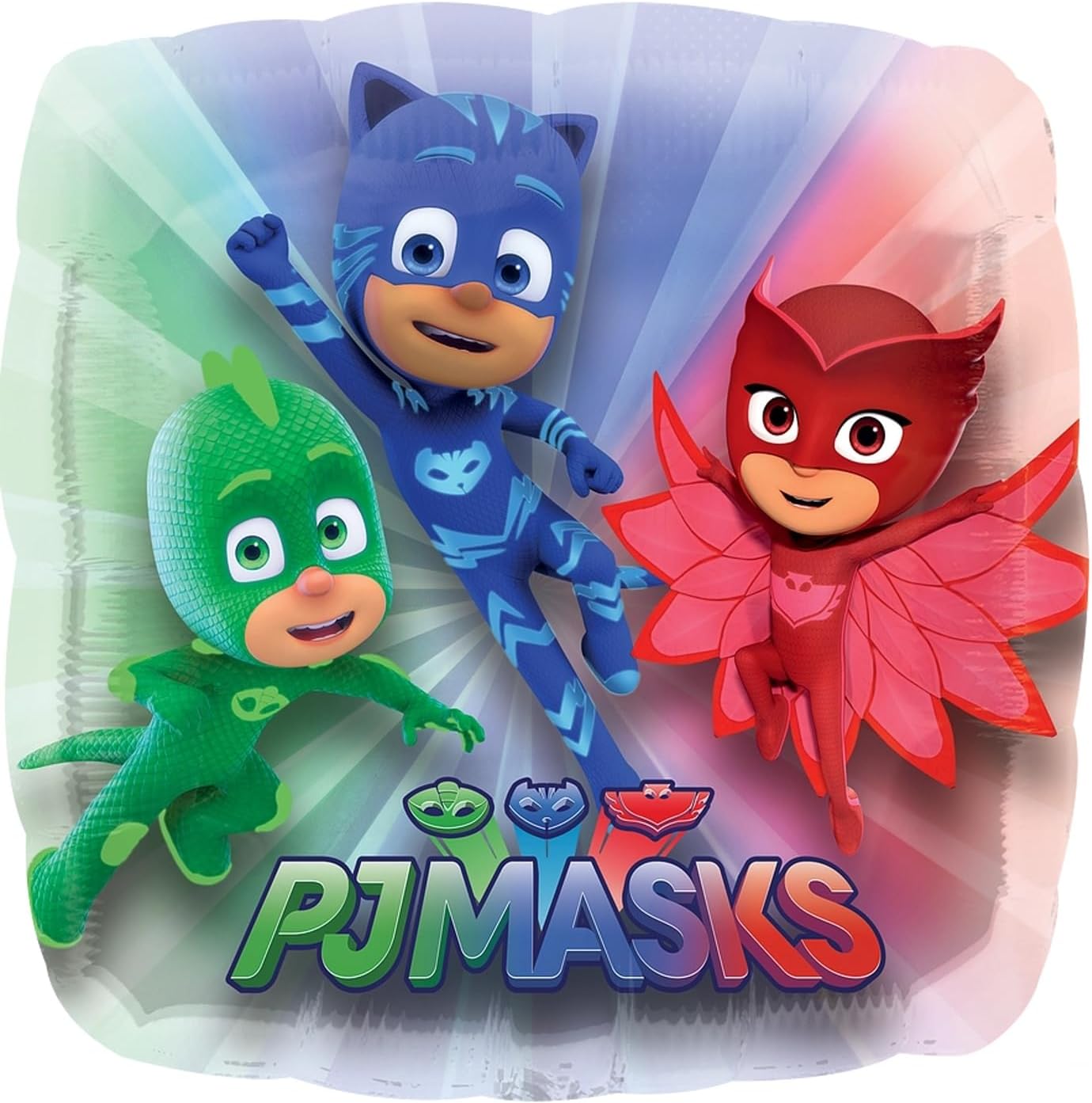 Anagram PJ Masks 2nd Birthday Party Supplies Gekko Owlette Catboy Balloon Bouquet Decorations