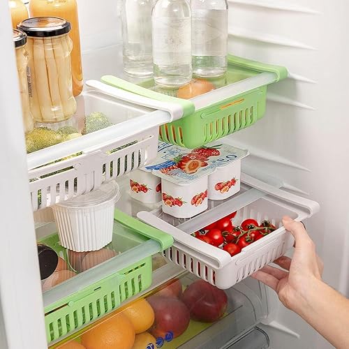 Organizador ajustable para refrigerador Friwer (paquete de 2),