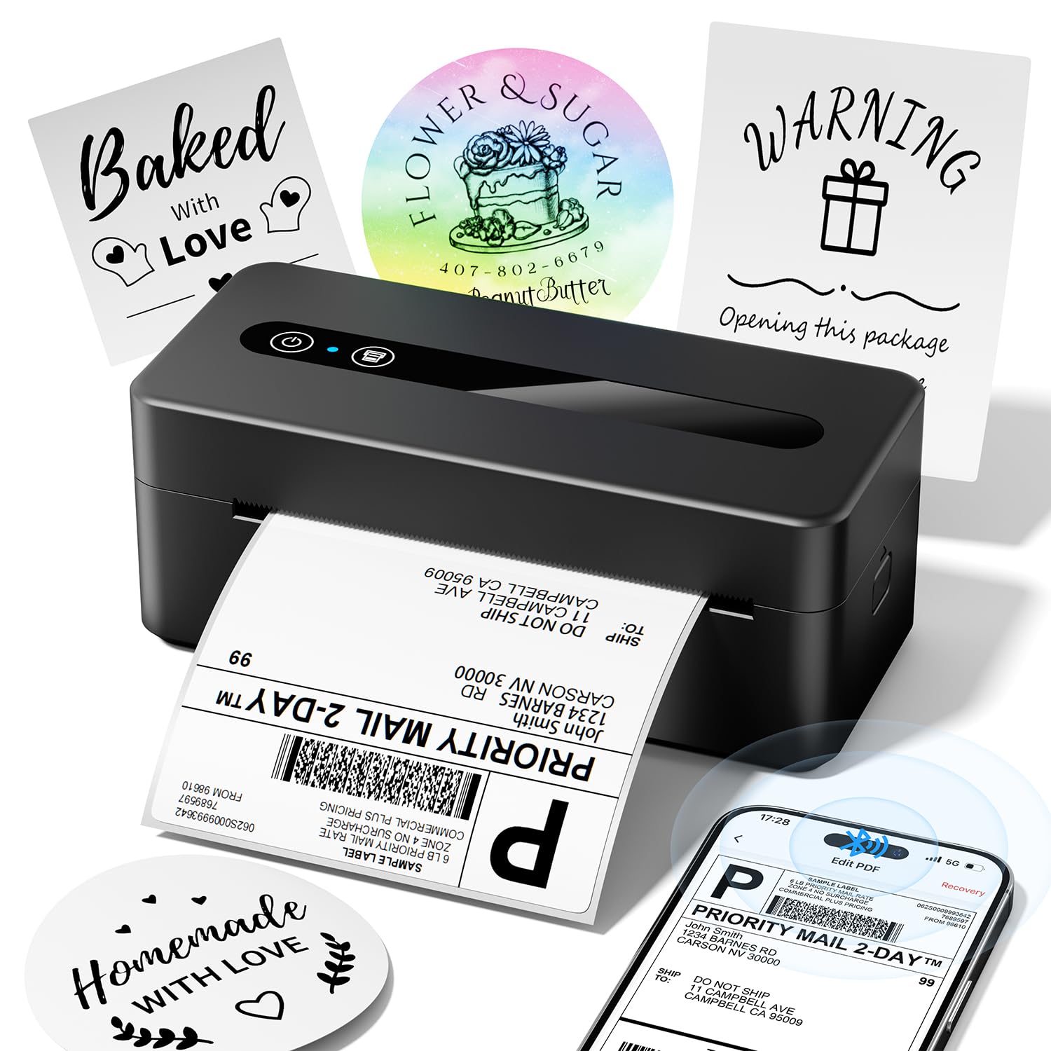 TATTMUSE Shipping Label Printer Bluetooth, Postage Review – Best Value for Money?