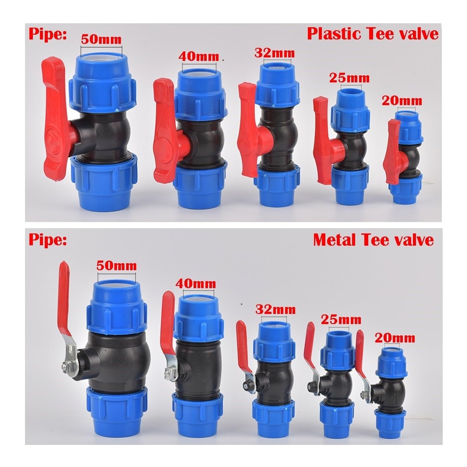 Kunststoff-Kupferkern-PVC-PE-Rohrverbinder